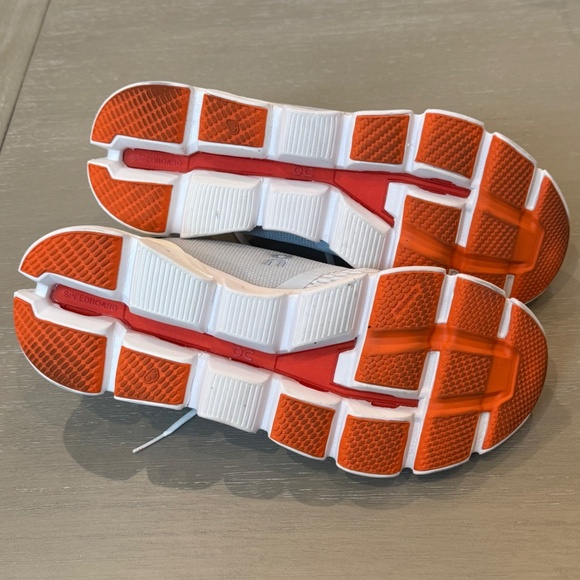 Mens On Running Cloudflyer | size 10 | gray/orange - Picture 8 of 9